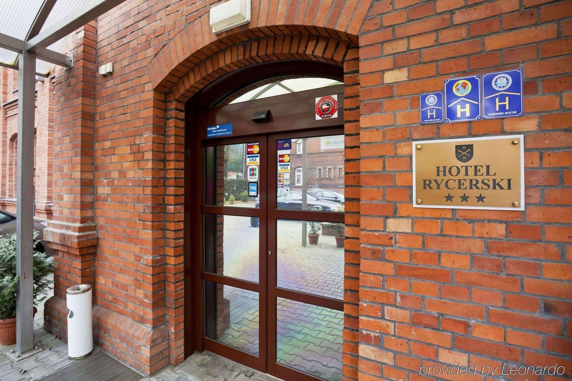 Hotel Rycerski Stettin Exterior foto